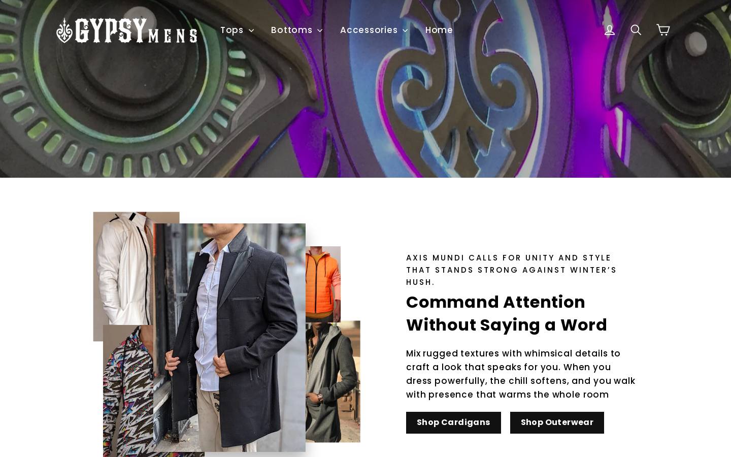 gypsymens.com homepage screenshot