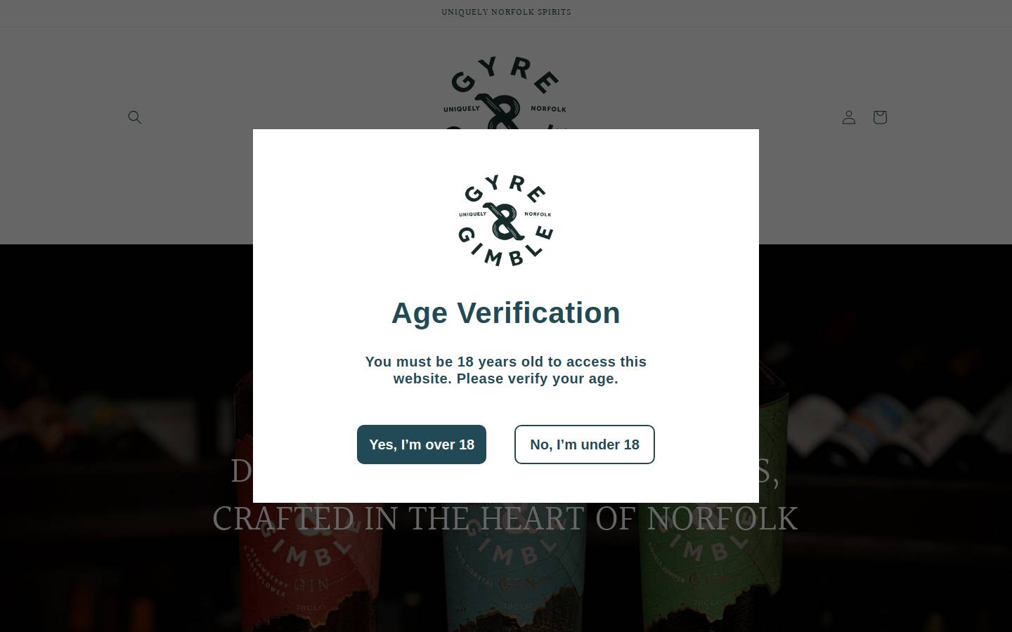 gyreandgimble.co.uk homepage screenshot