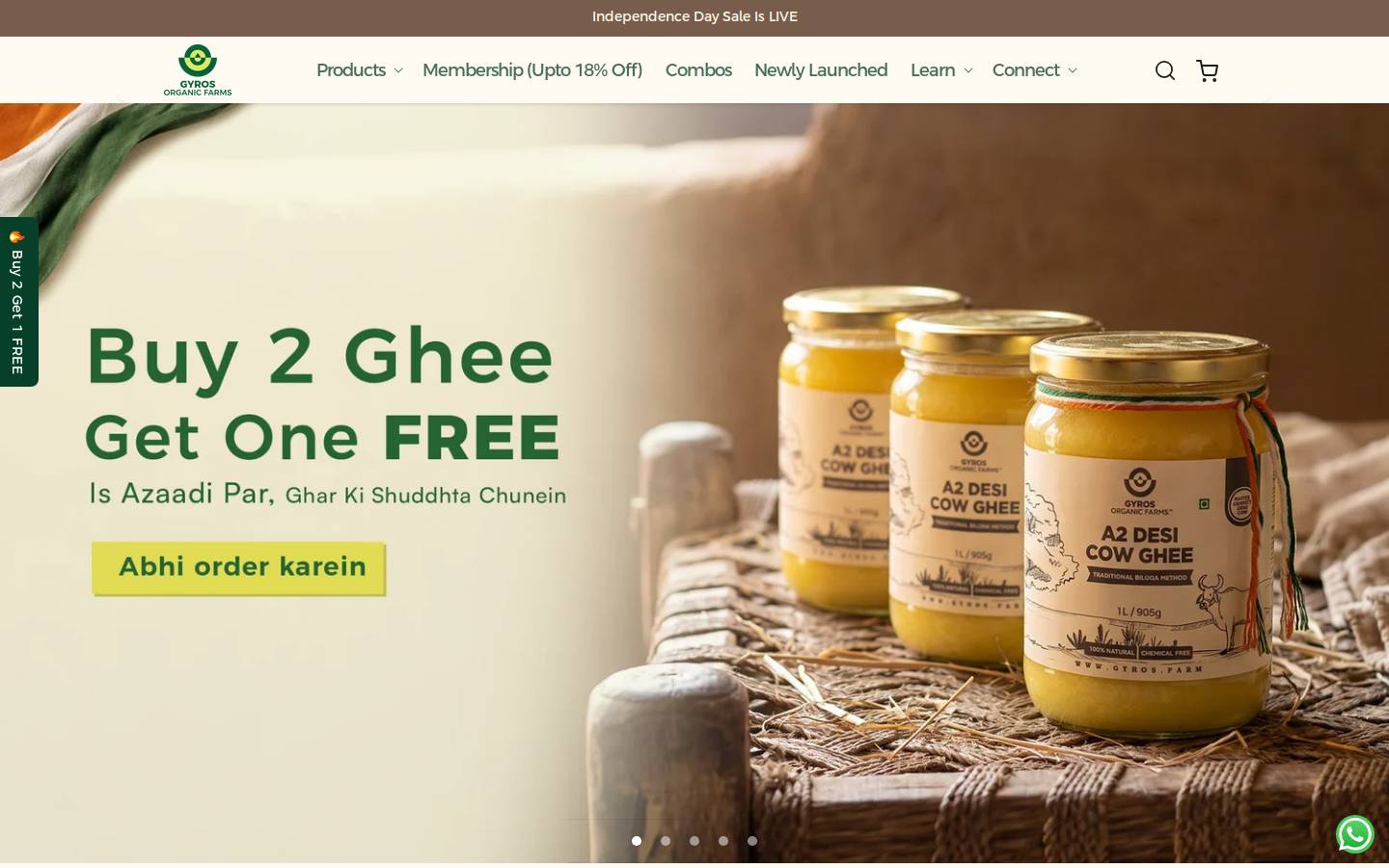 gyros.farm homepage screenshot