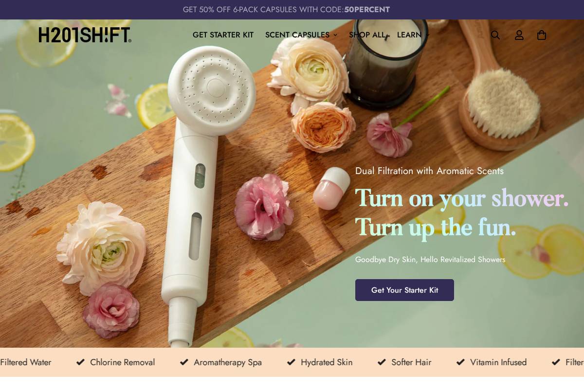 h201shift.co homepage screenshot