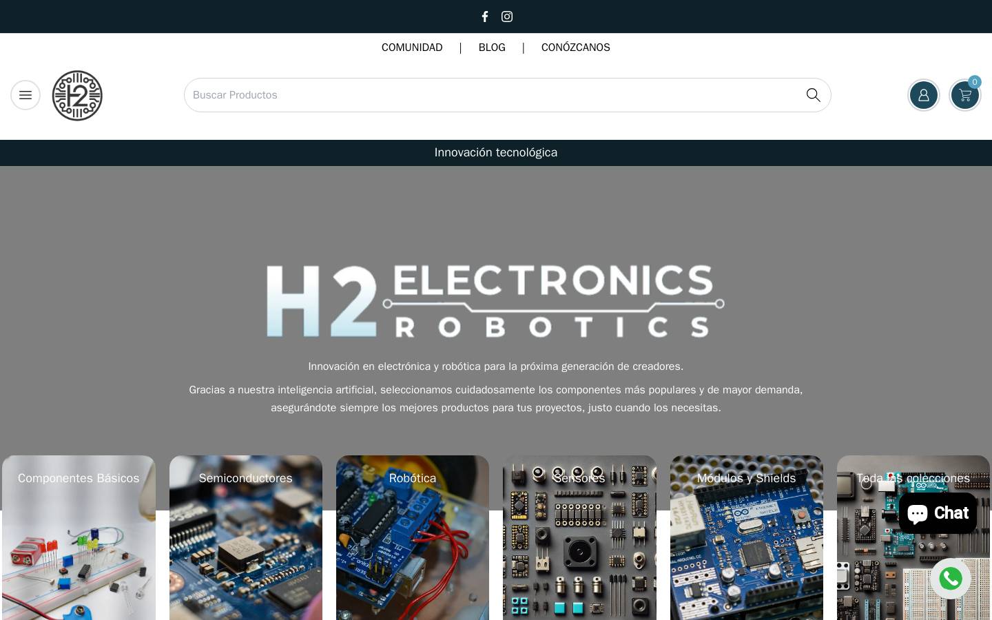 h2electronicscr.com homepage screenshot