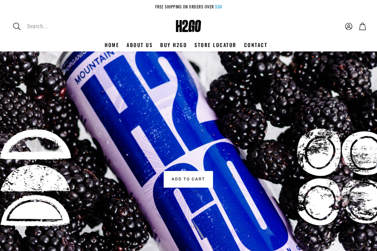 h2go.us homepage screenshot