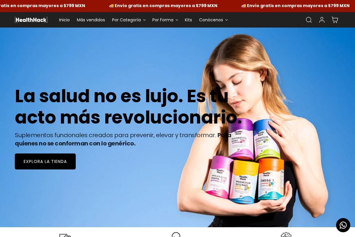 h2hack.mx homepage screenshot