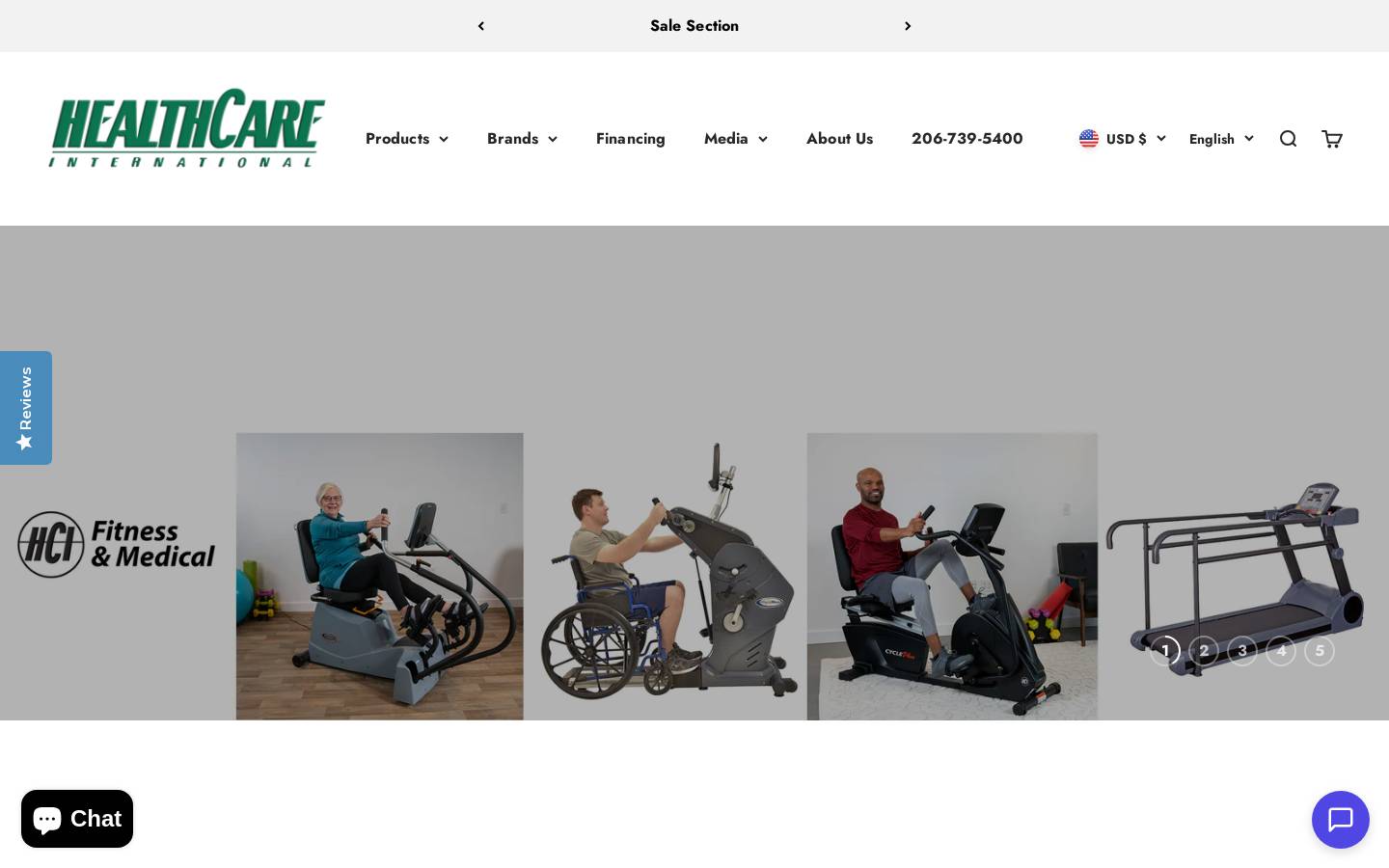 h2owaterrower.com homepage screenshot