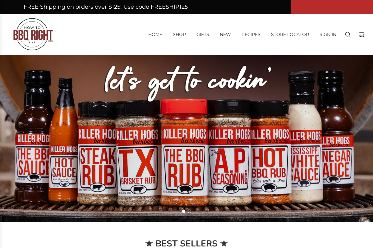 HowToBBQRight homepage screenshot