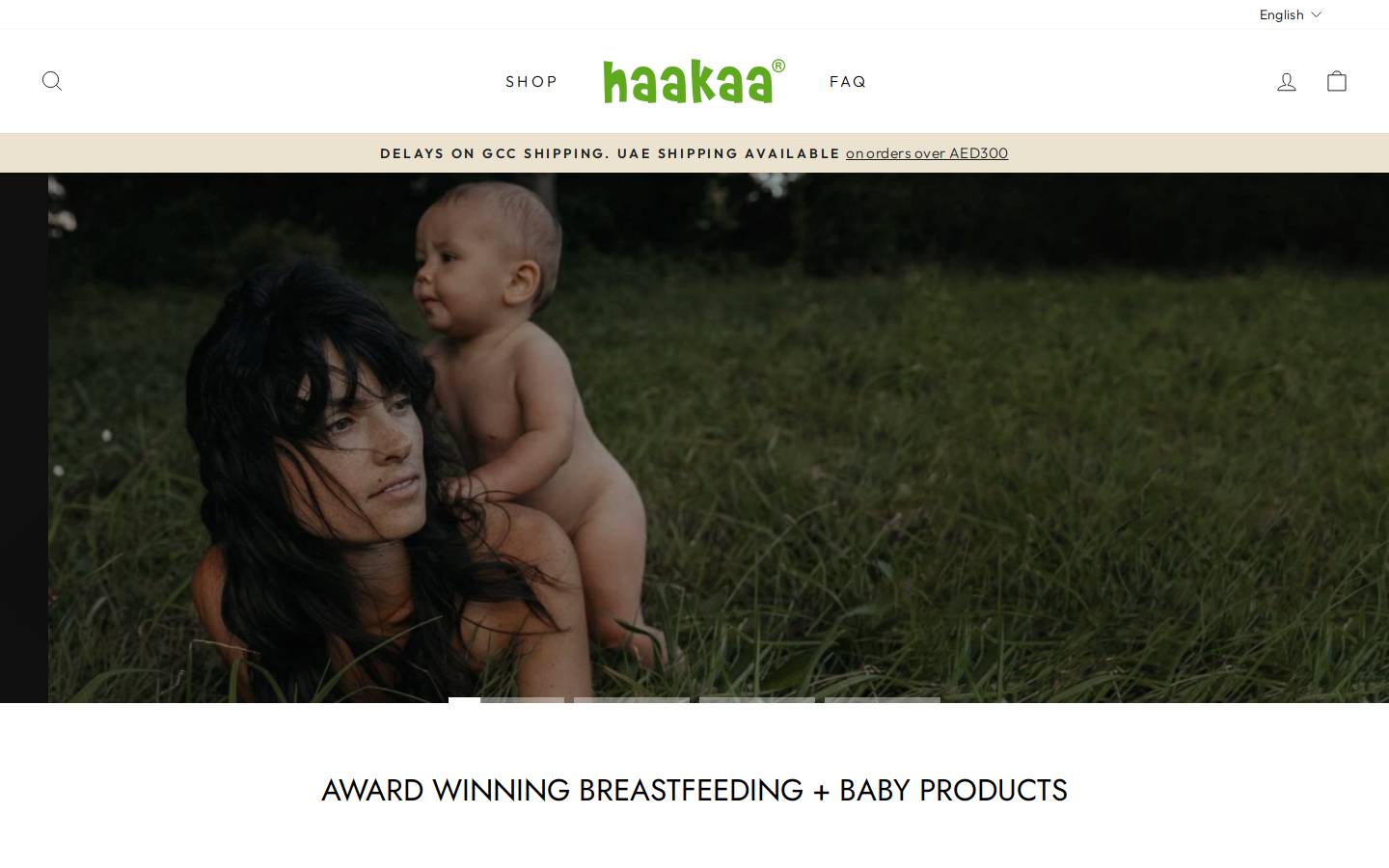 Haakaa homepage screenshot