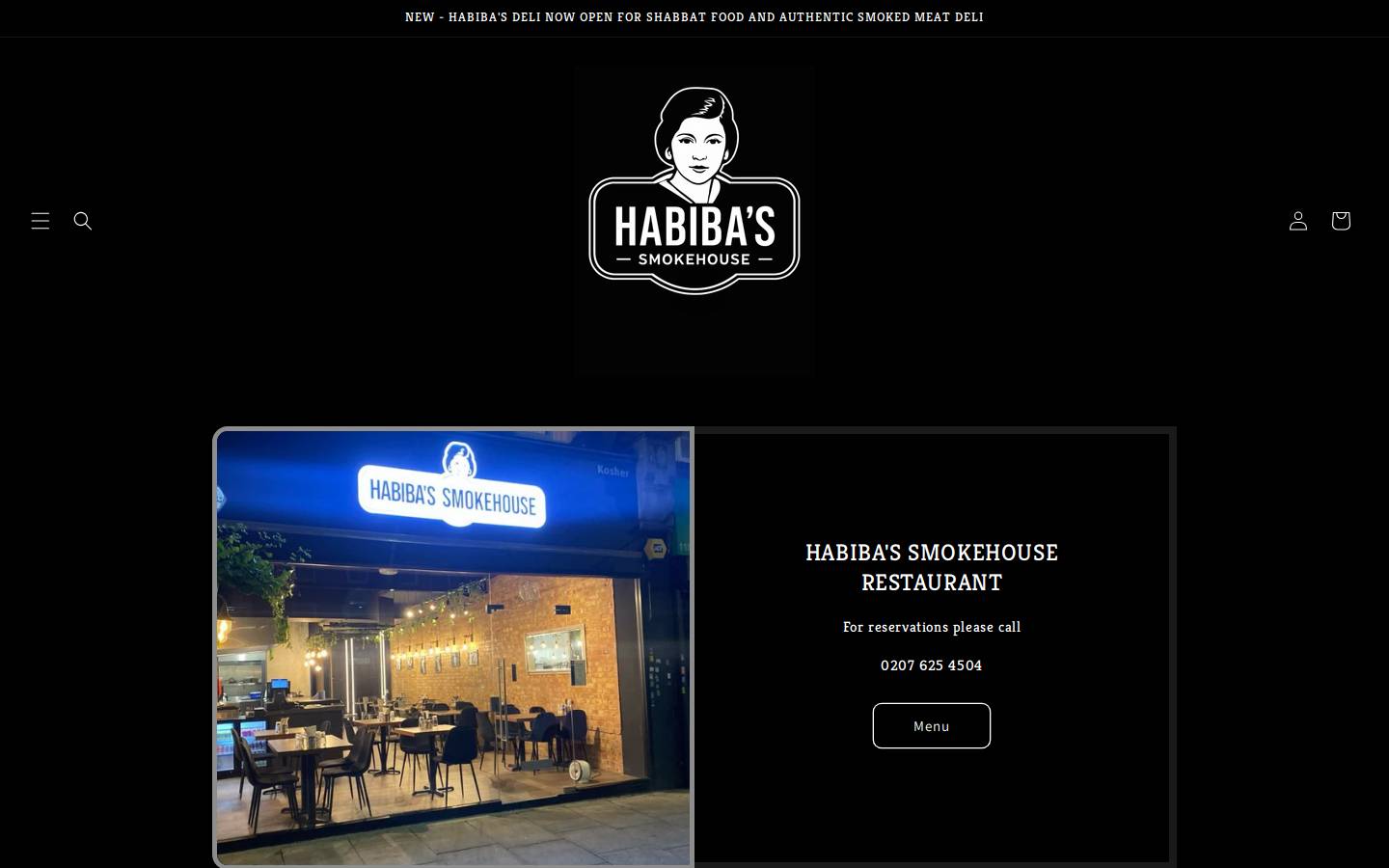 habibasdeli.com homepage screenshot