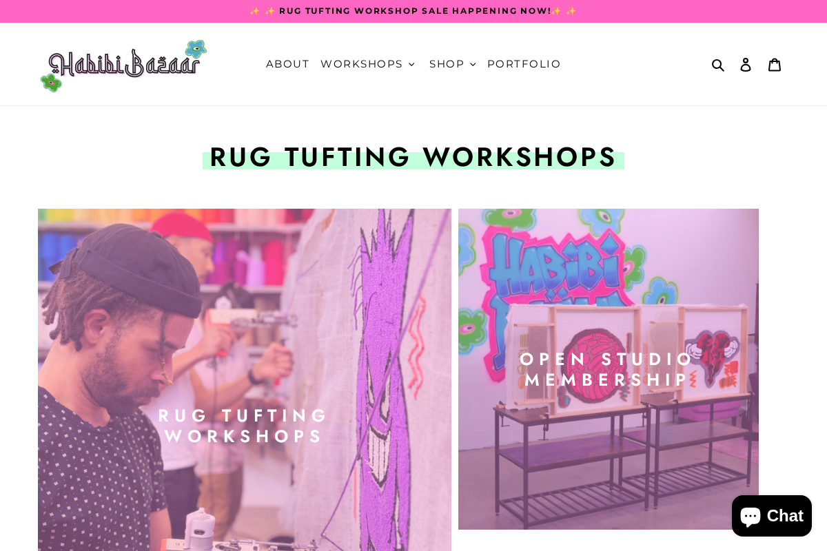 habibibazaar.com homepage screenshot