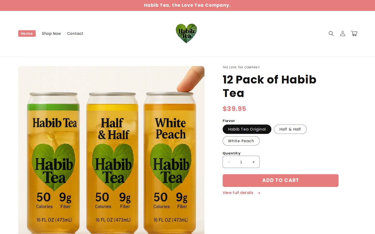 habibtea.com homepage screenshot