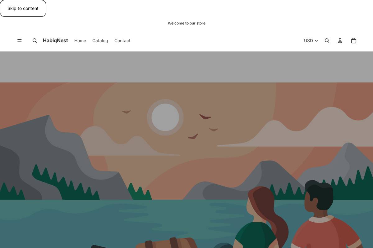 habiqnest.shop homepage screenshot