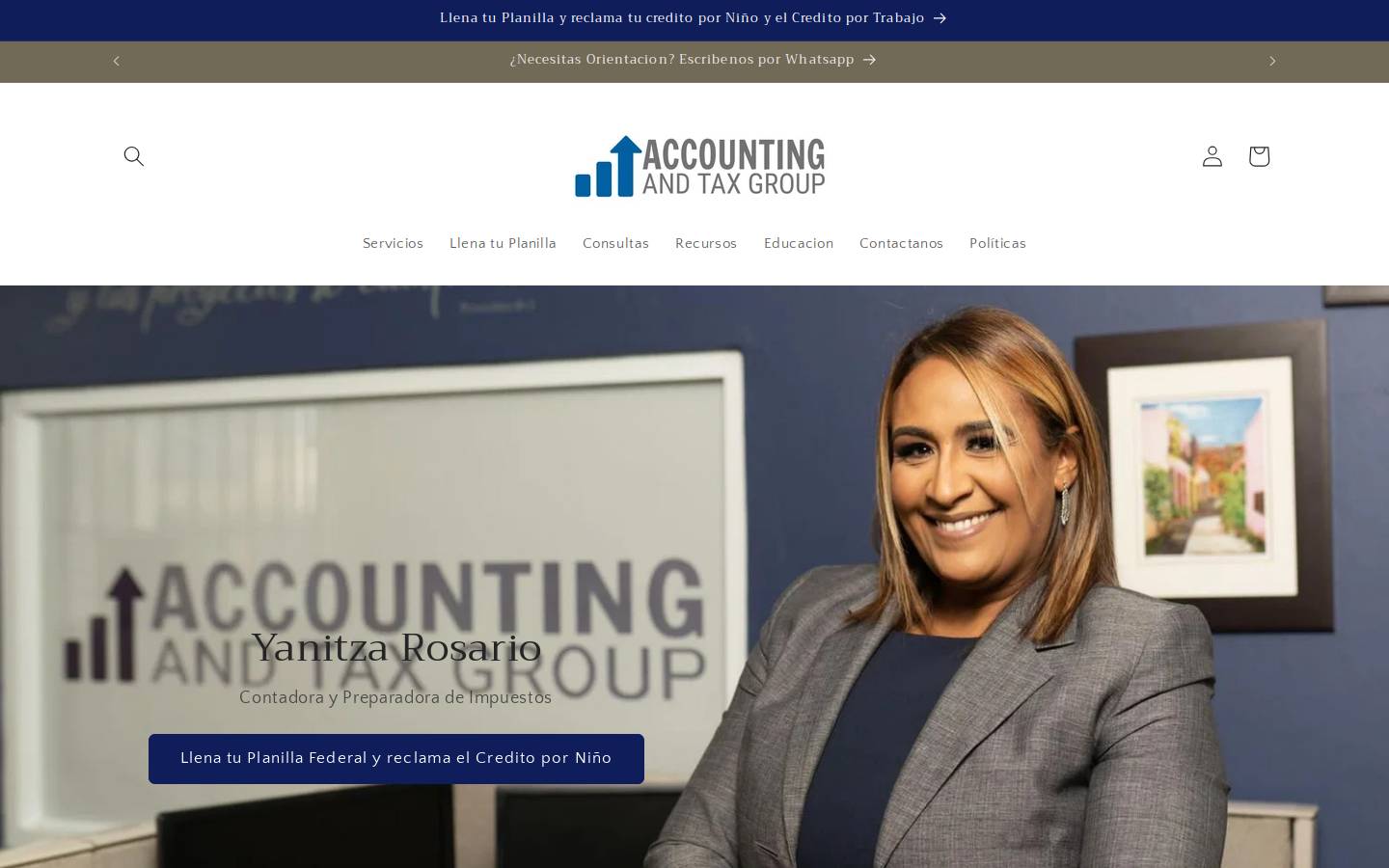 hacemostucontabilidad.com homepage screenshot