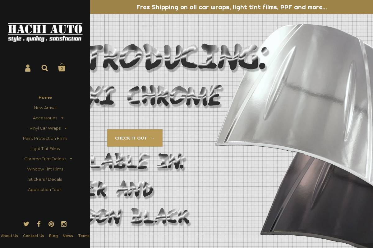 hachiauto.com homepage screenshot