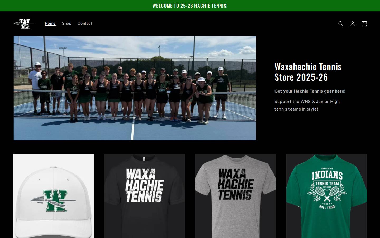 hachietennis.com homepage screenshot