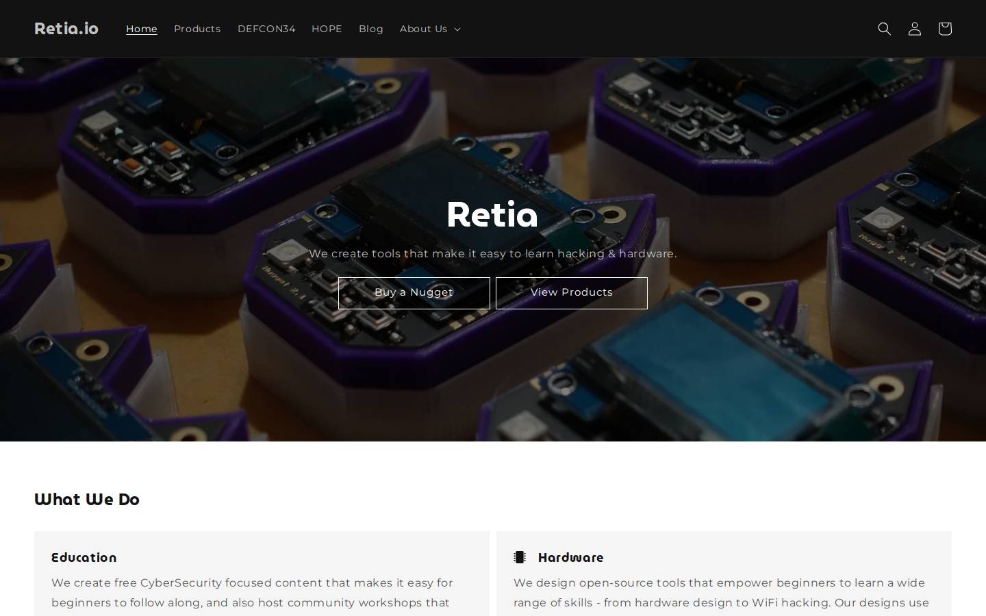 hackerinterchange.com homepage screenshot