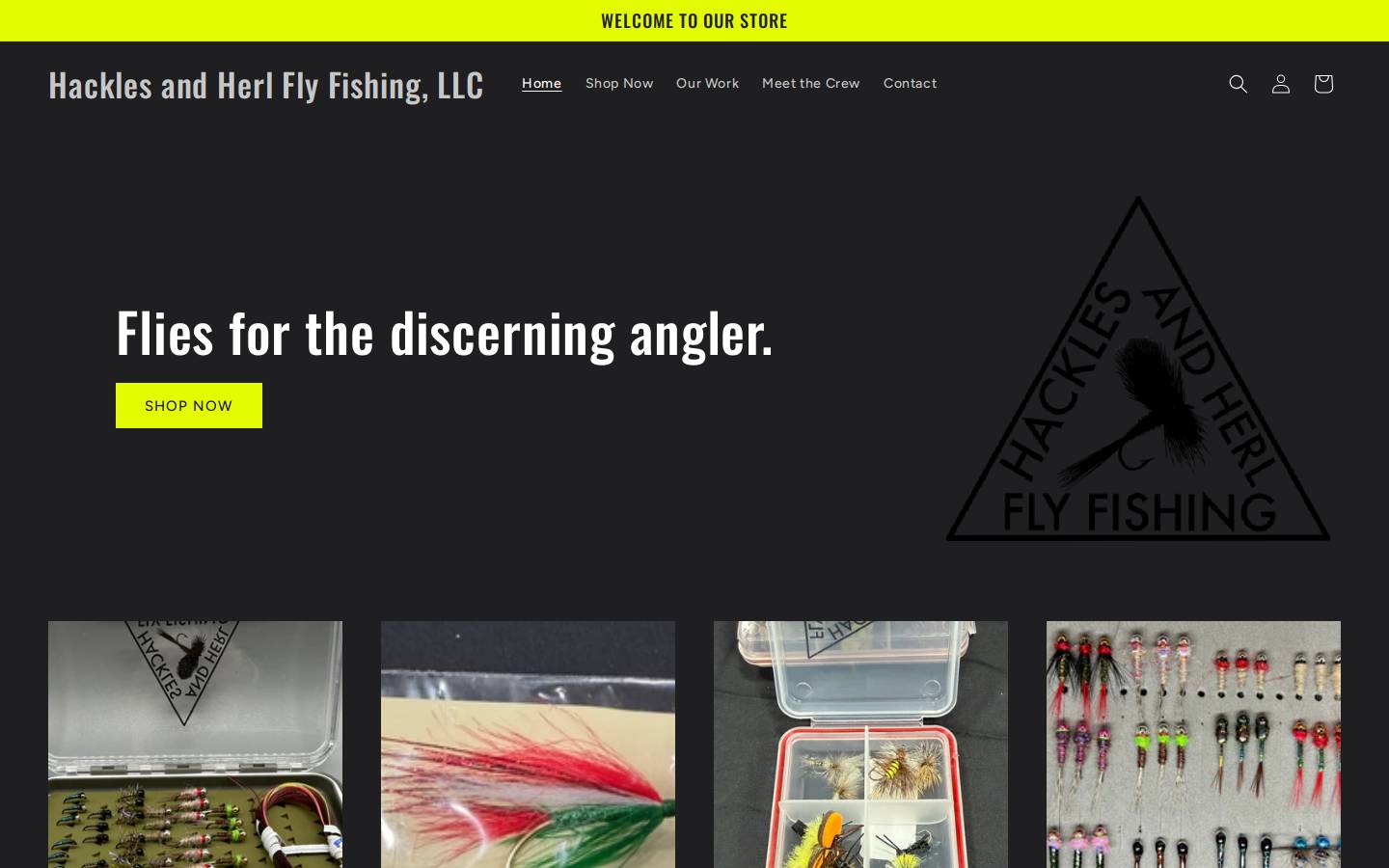 hacklesandherl.com homepage screenshot