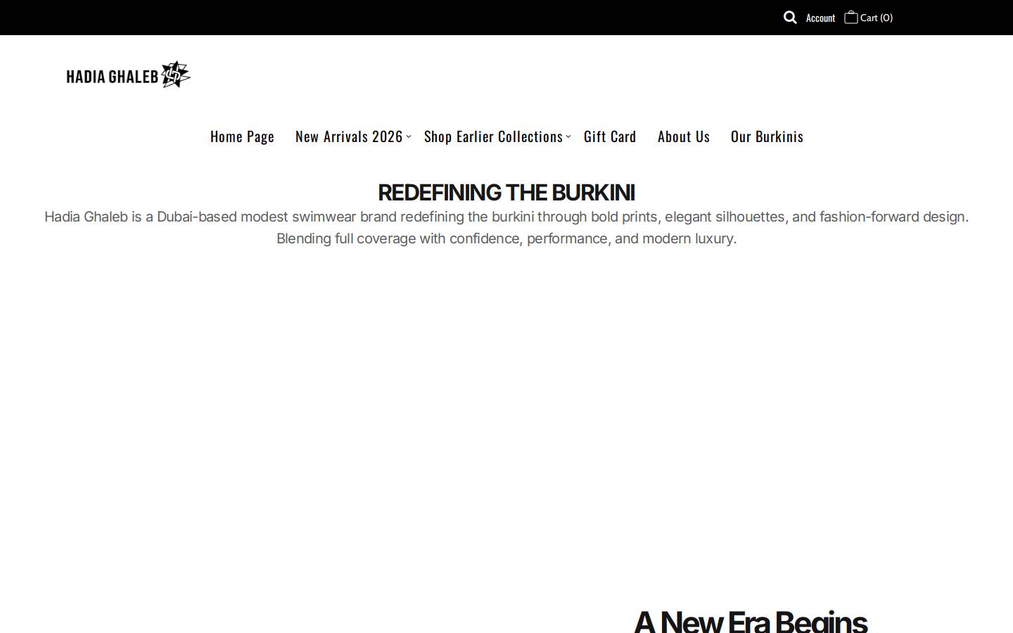 hadiaghaleb.com homepage screenshot