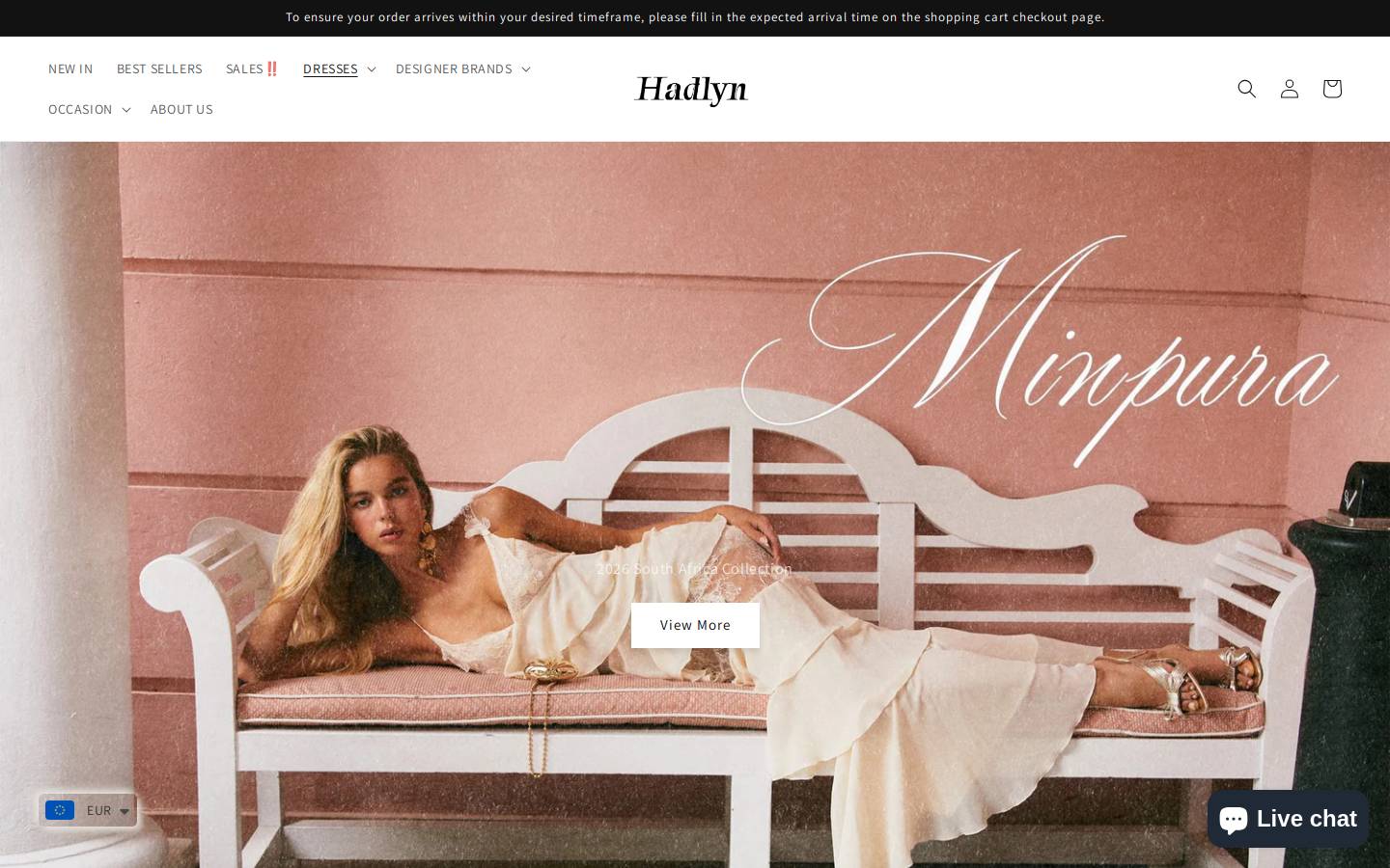 hadlyn.com homepage screenshot