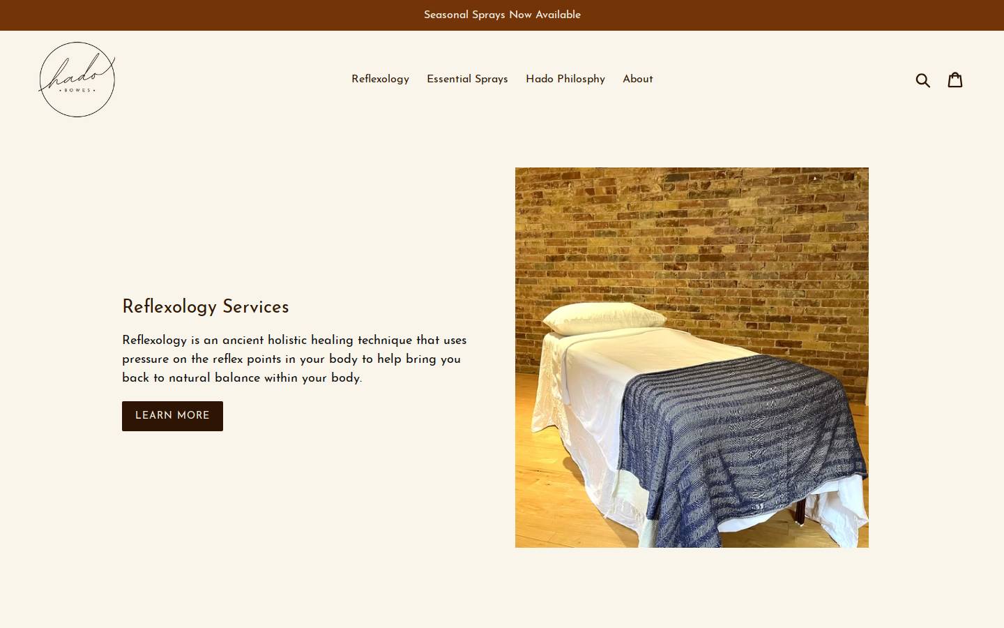 hadobowes.ca homepage screenshot