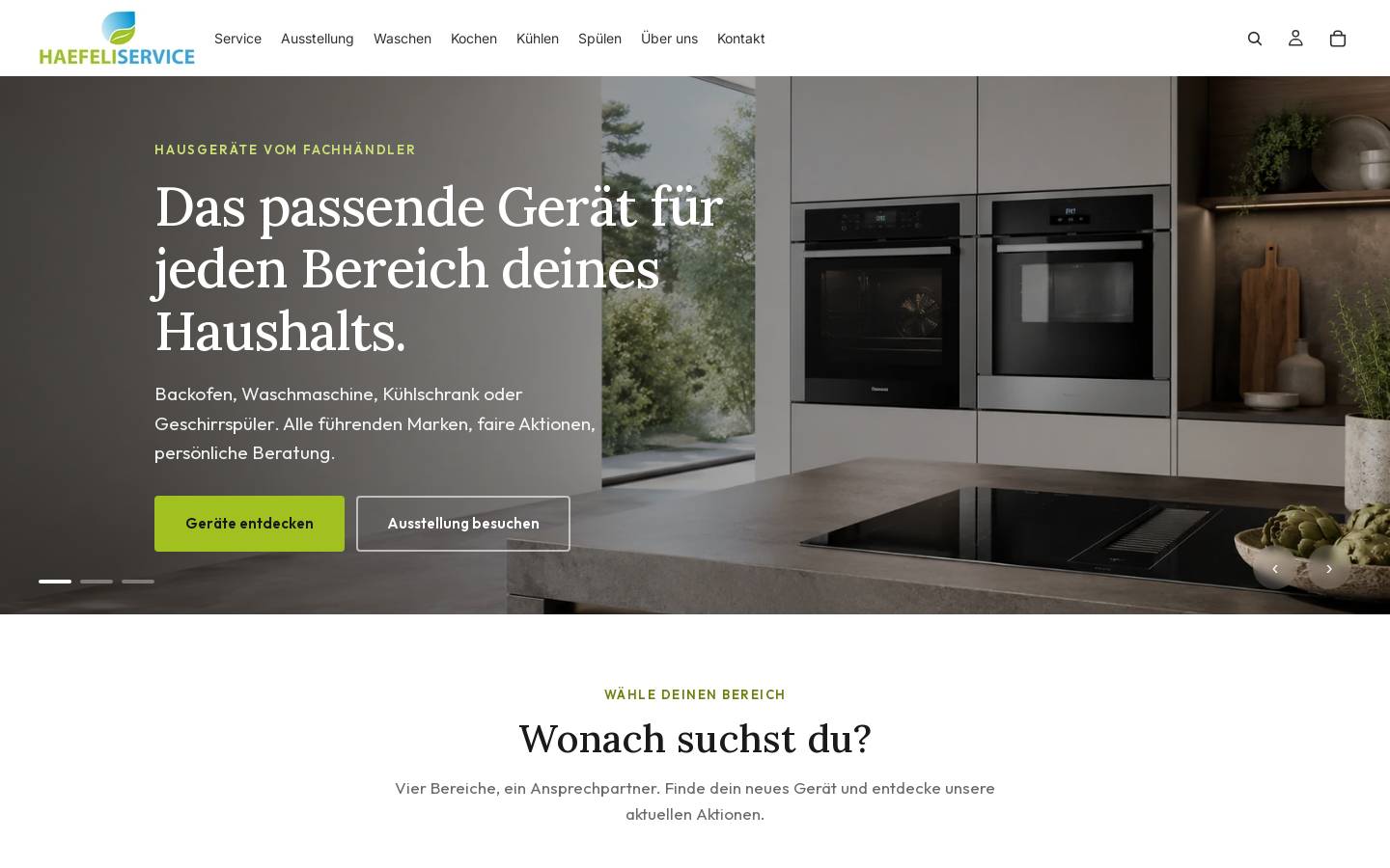 haefeli-service.ch homepage screenshot