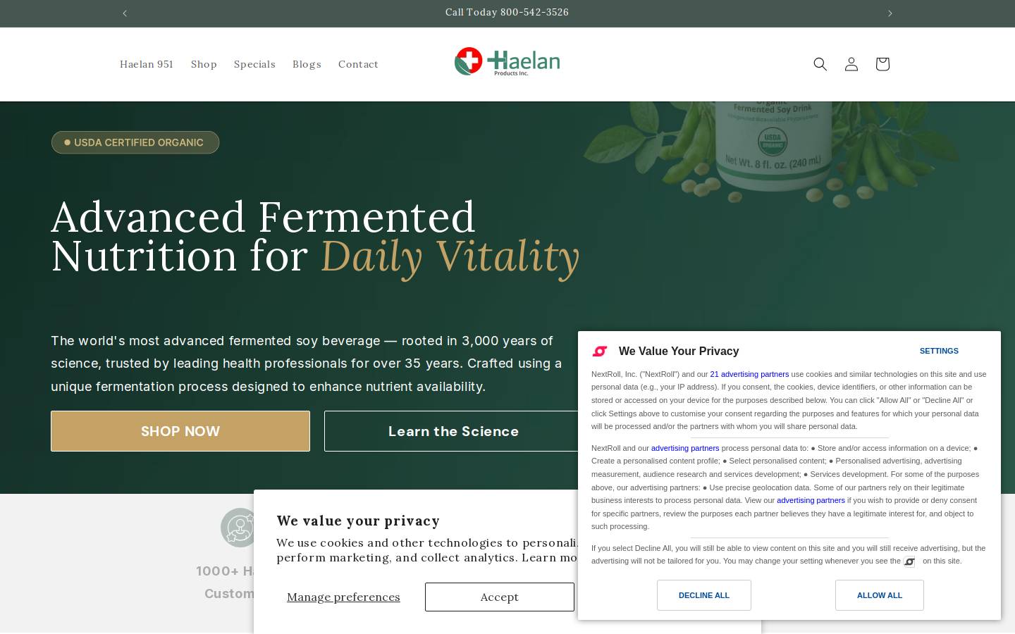 haelan951.com homepage screenshot