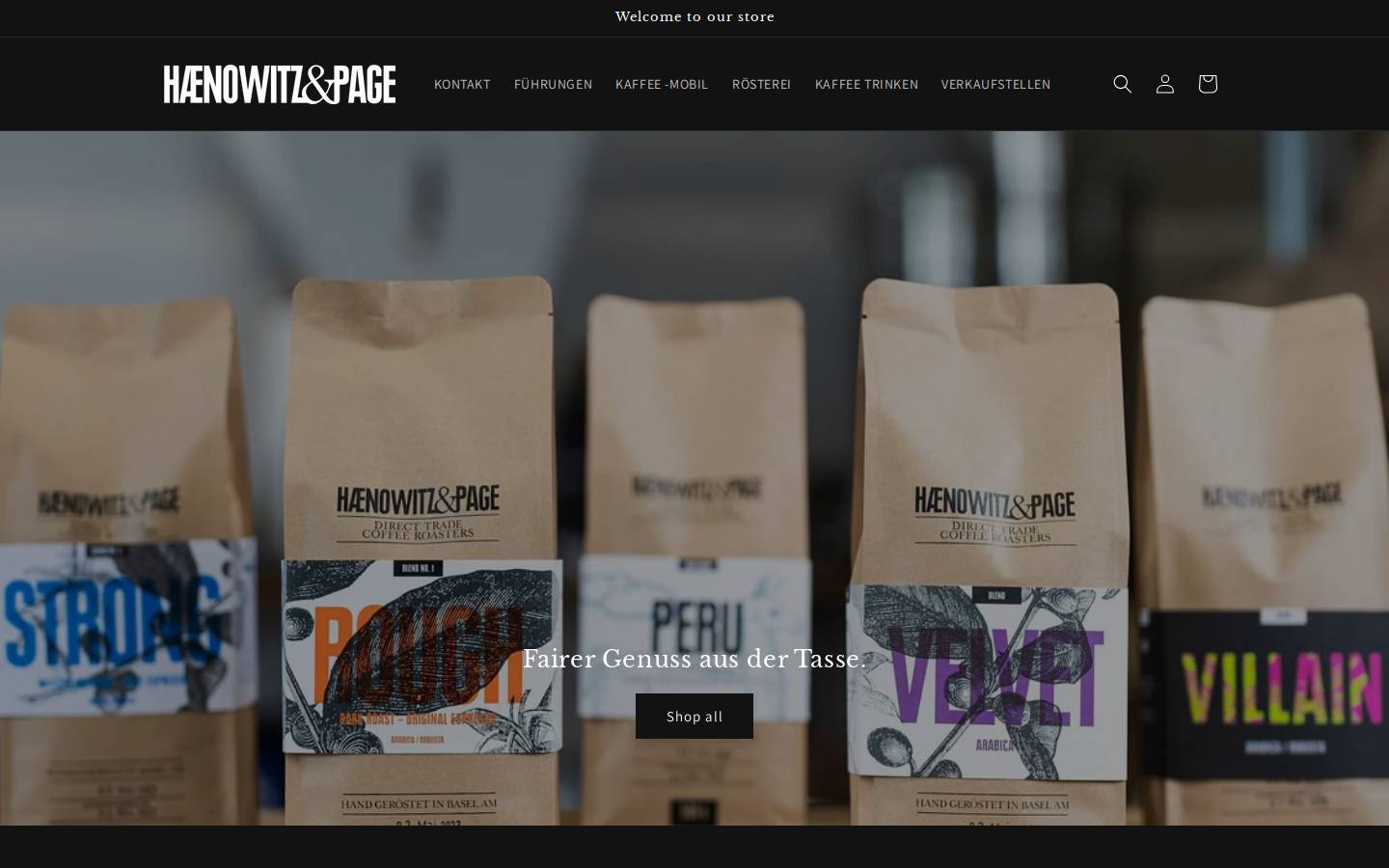 haenowitzpage.ch homepage screenshot