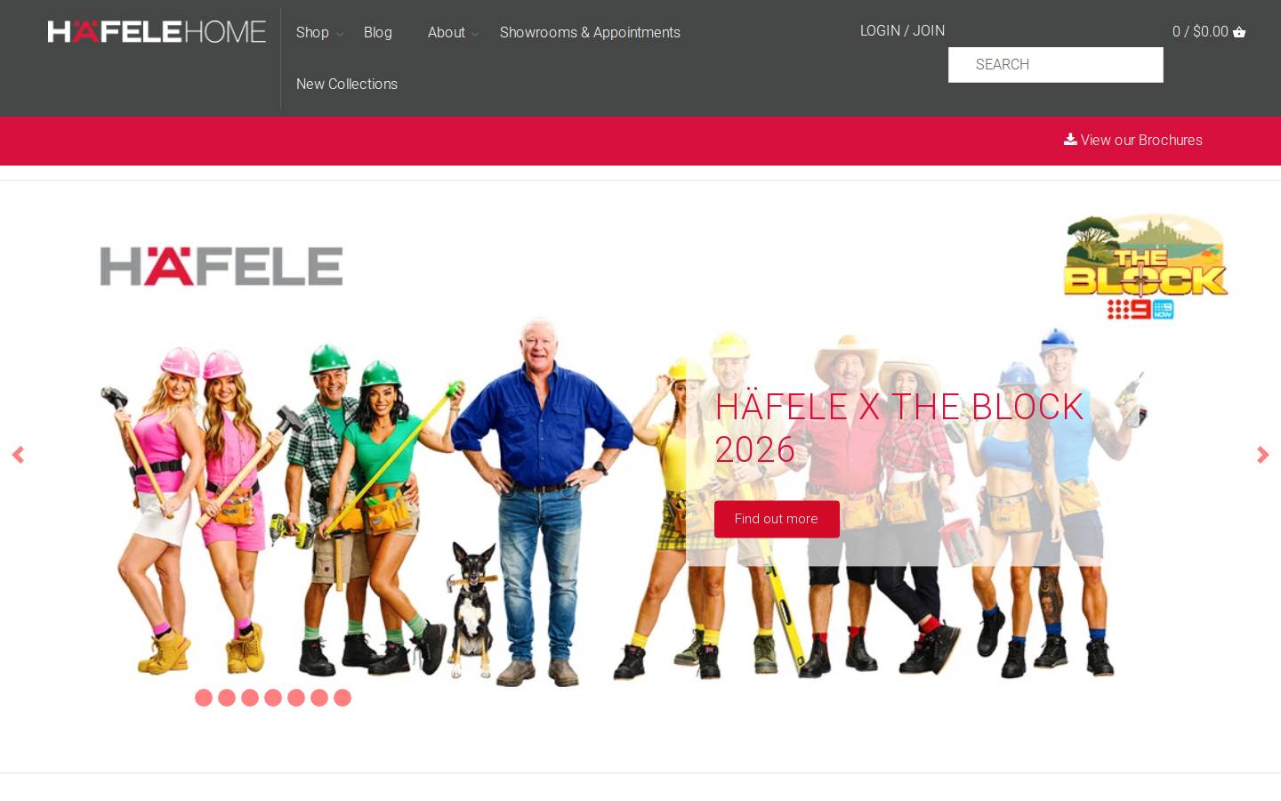 hafelehome.com.au homepage screenshot