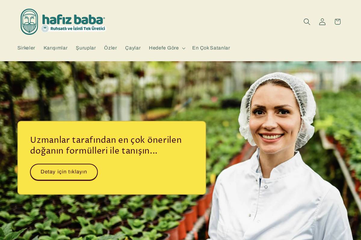 hafizbaba.online homepage screenshot