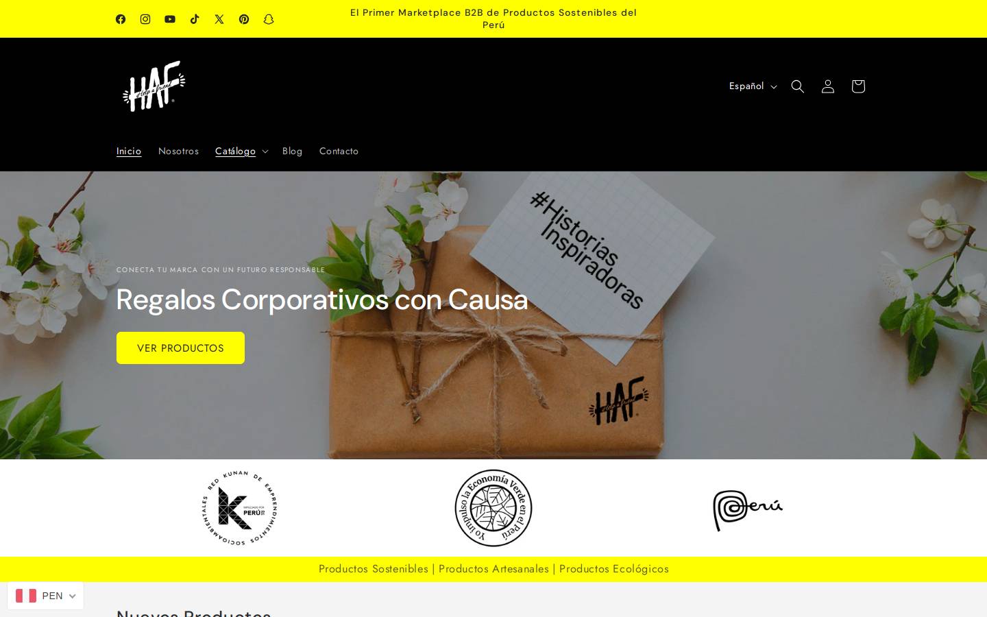 hafperu.org homepage screenshot