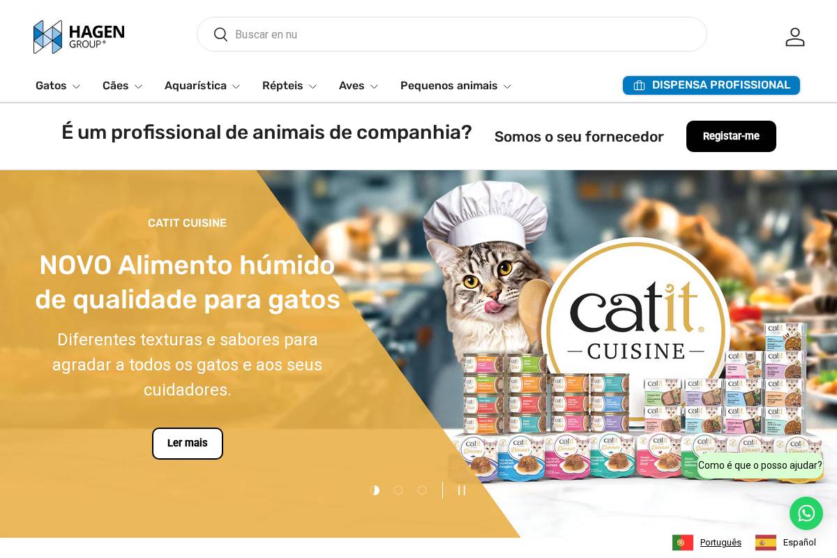 Rolf C. Hagen Inc. homepage screenshot