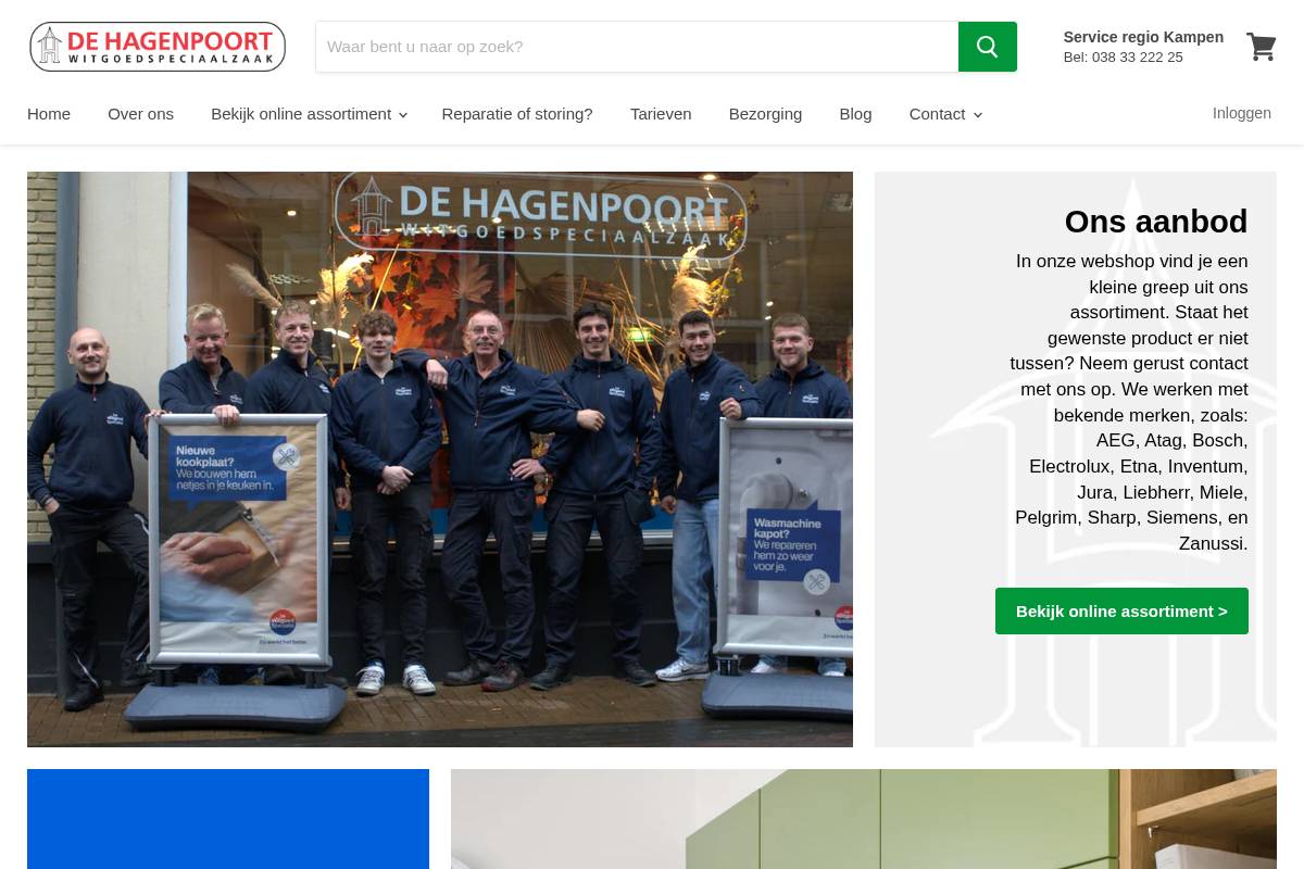 hagenpoortkampen.nl homepage screenshot