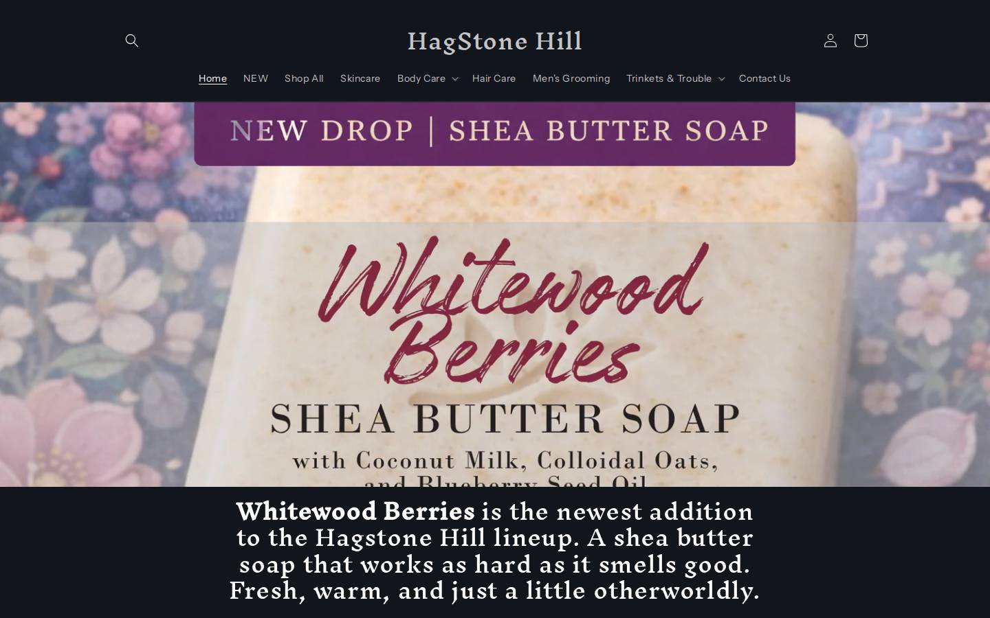 hagstonehills.com homepage screenshot