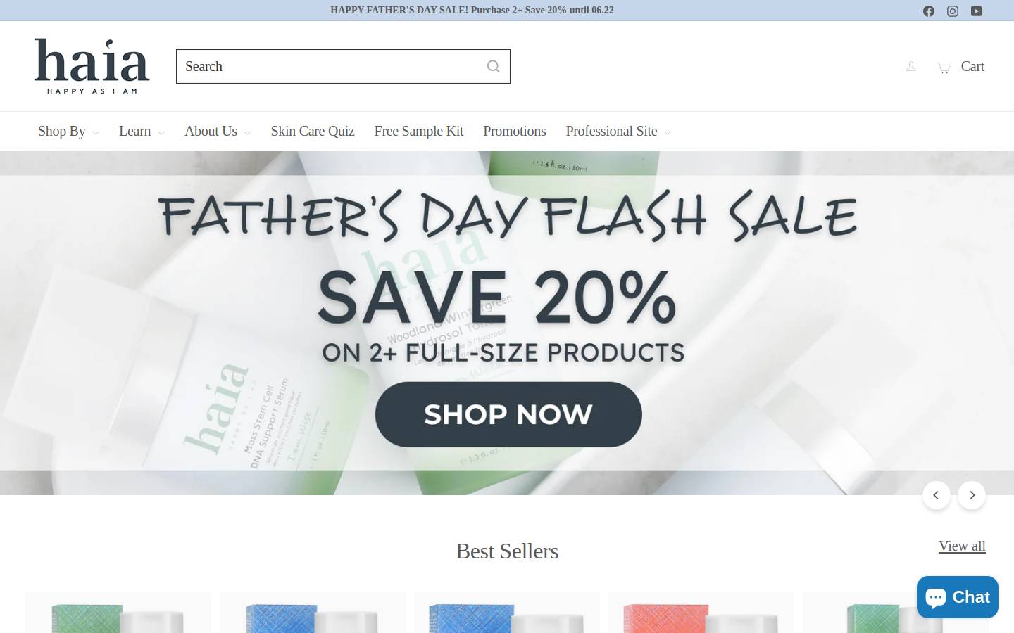 Haiawellness homepage screenshot