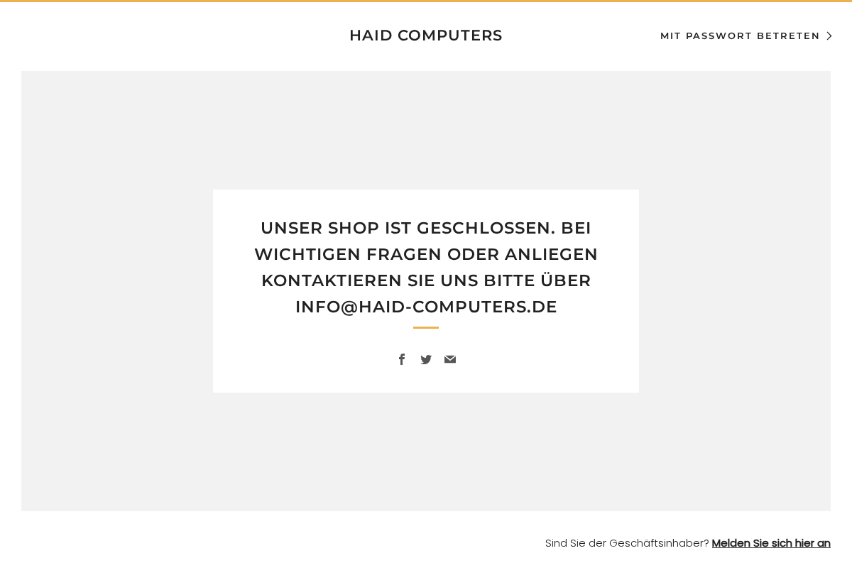 haid-computers.de homepage screenshot