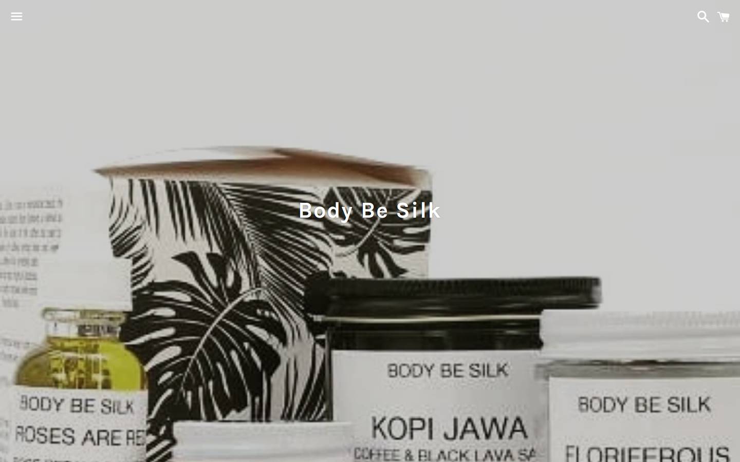 hairbesilk.com homepage screenshot