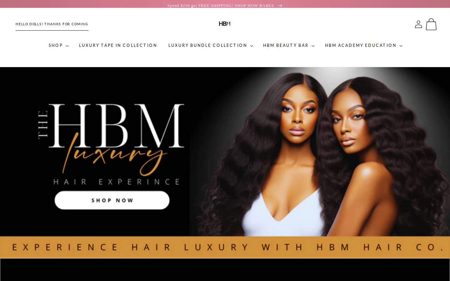 hairbymurph.com homepage screenshot