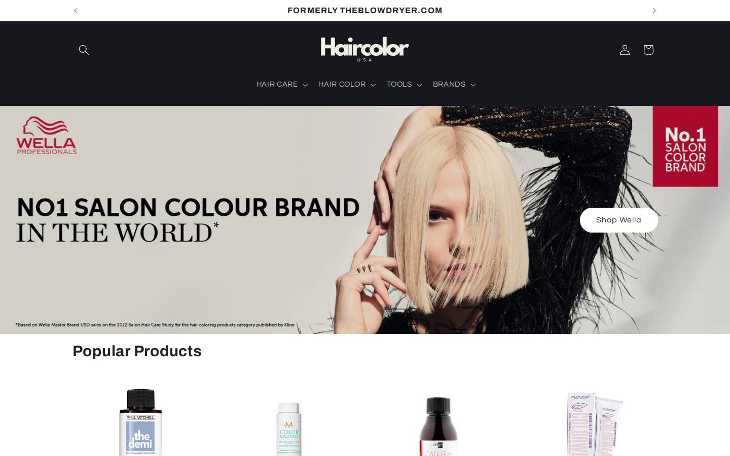 haircolorusa.com homepage screenshot