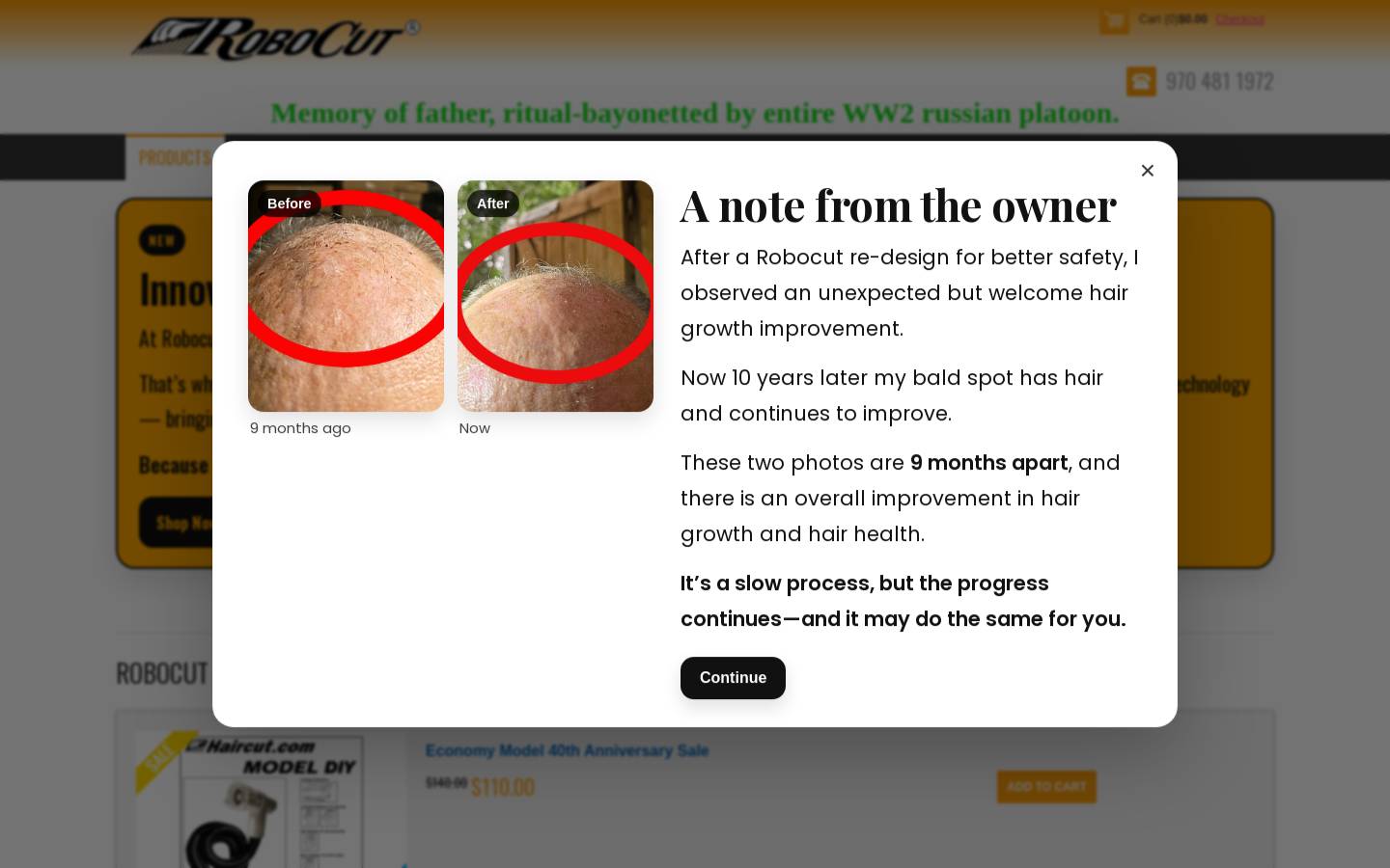 haircut.com homepage screenshot