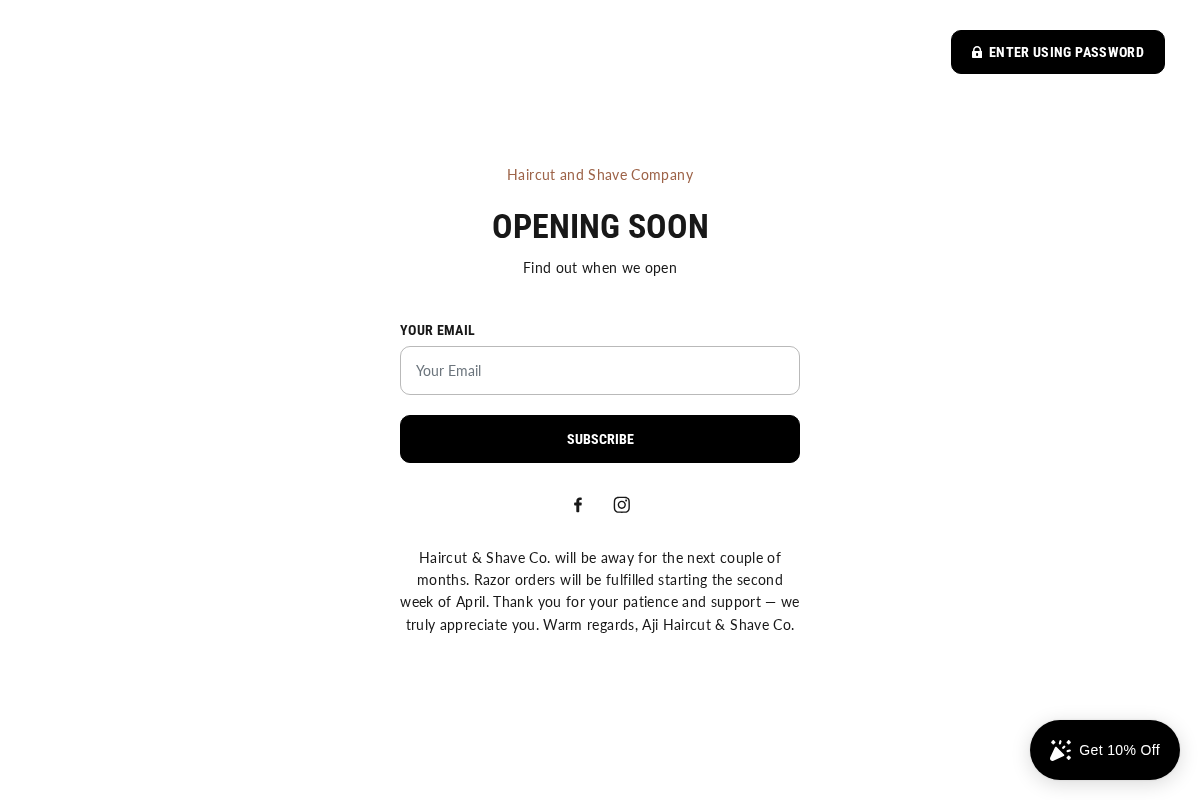 haircutandshaveco.com homepage screenshot