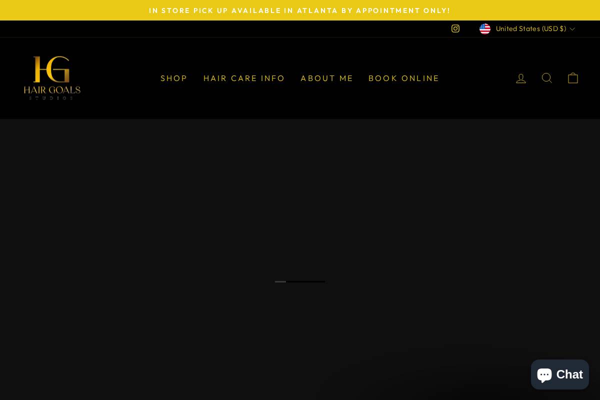 hairgoalsstudios.com homepage screenshot
