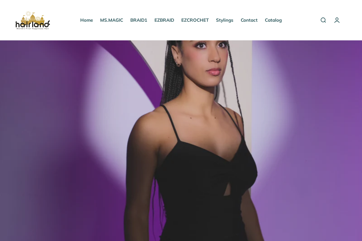 Hair Land homepage screenshot