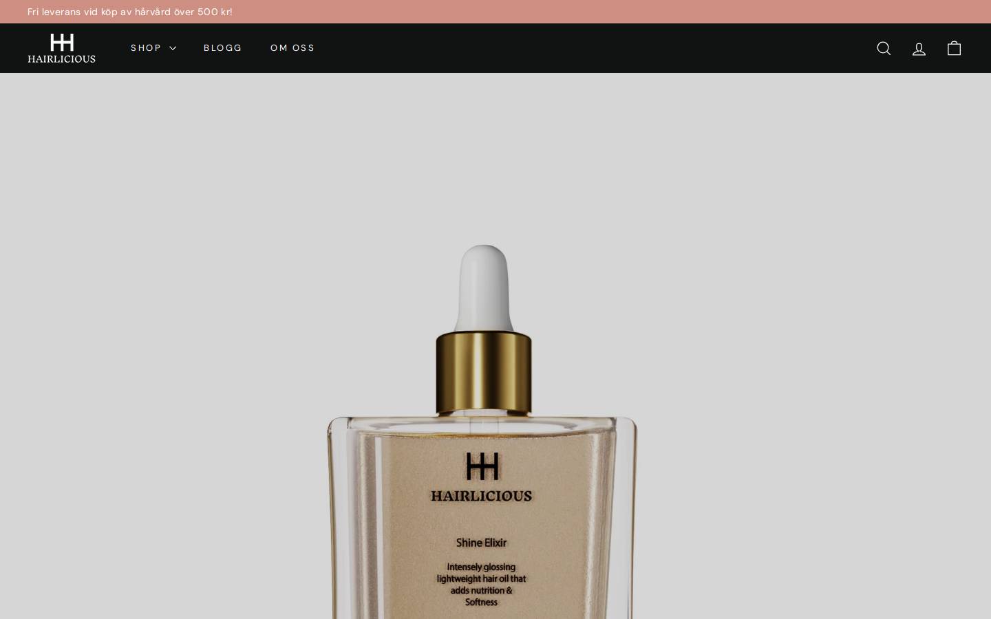 hairlicious.se homepage screenshot