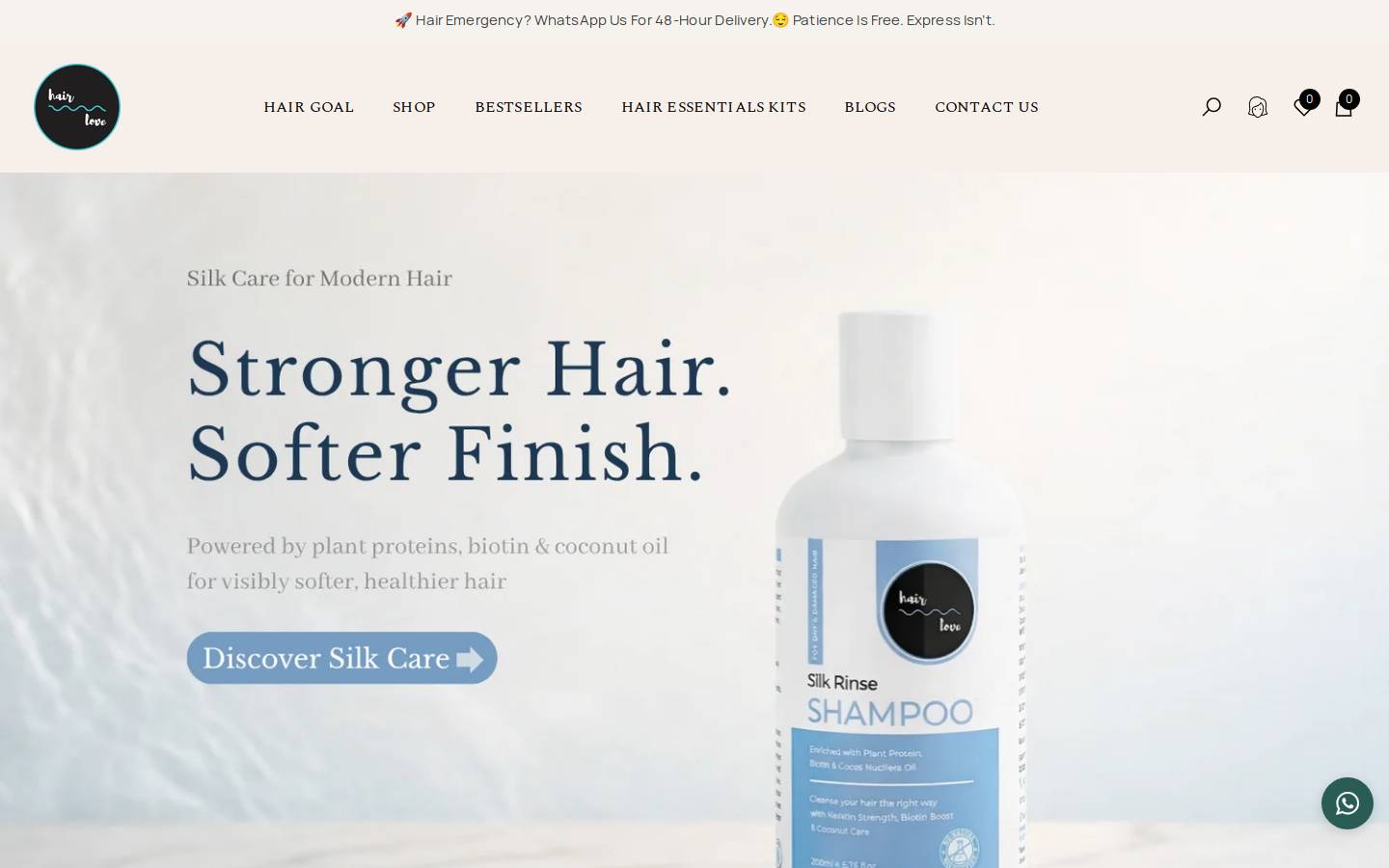 hairloveindia.com homepage screenshot