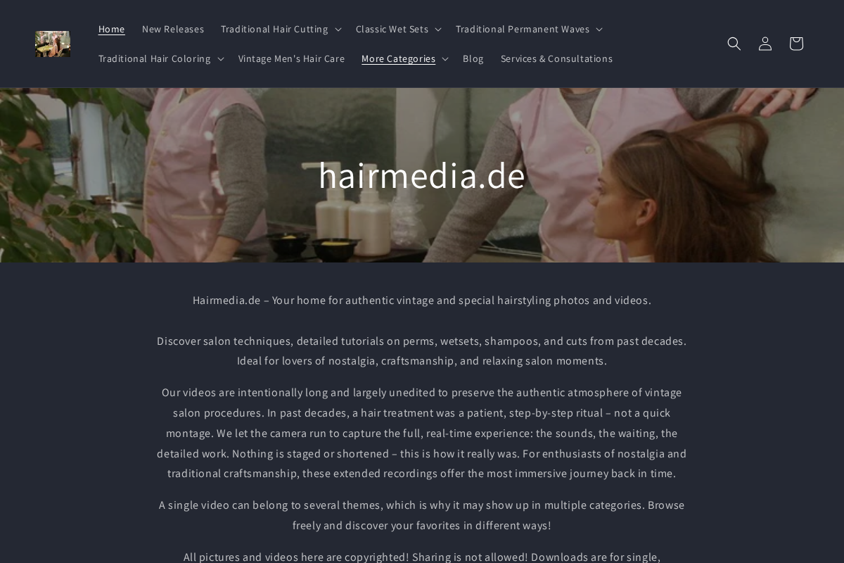hairmedia.de homepage screenshot