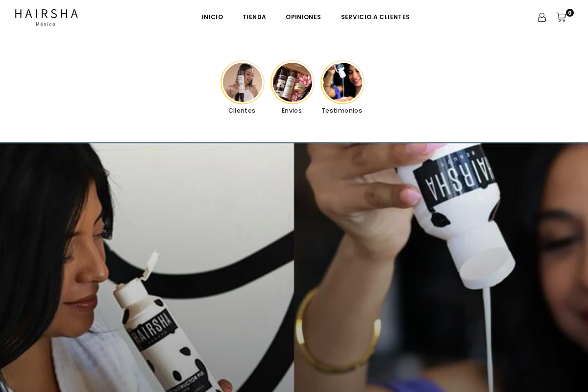 hairsha.online homepage screenshot