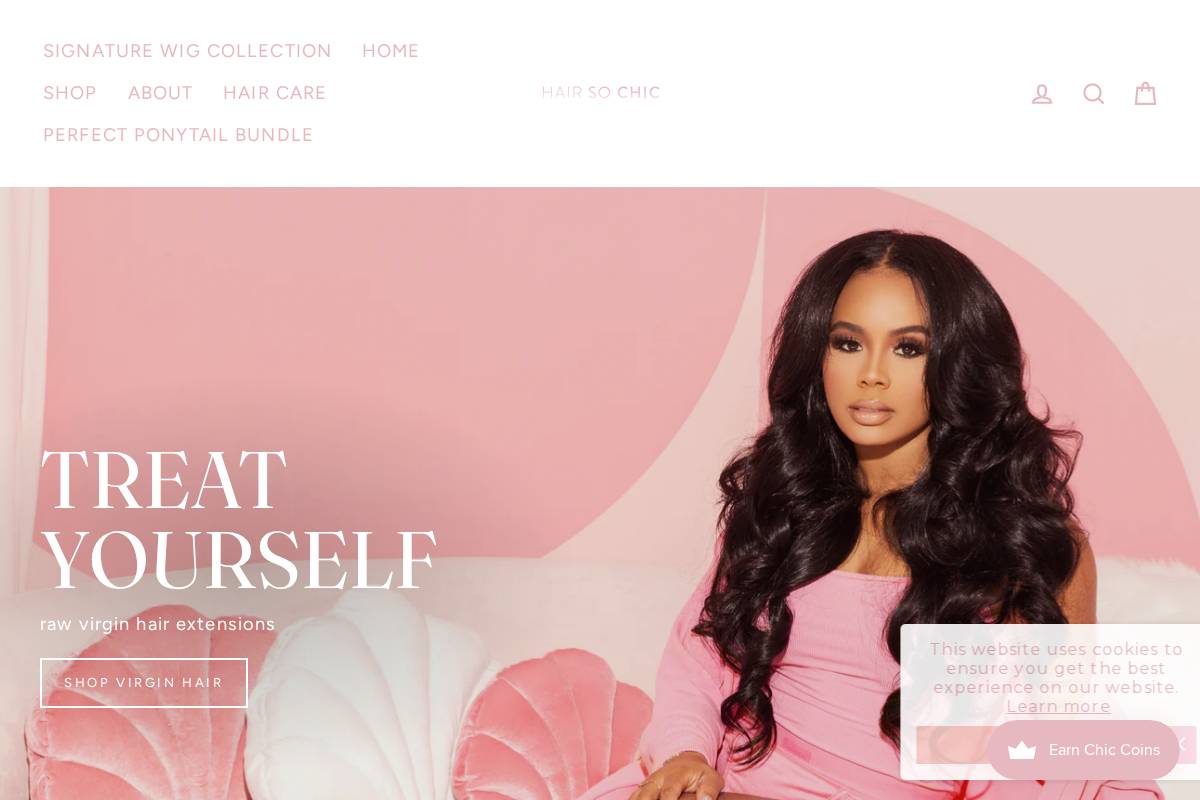 hairsochicla.com homepage screenshot