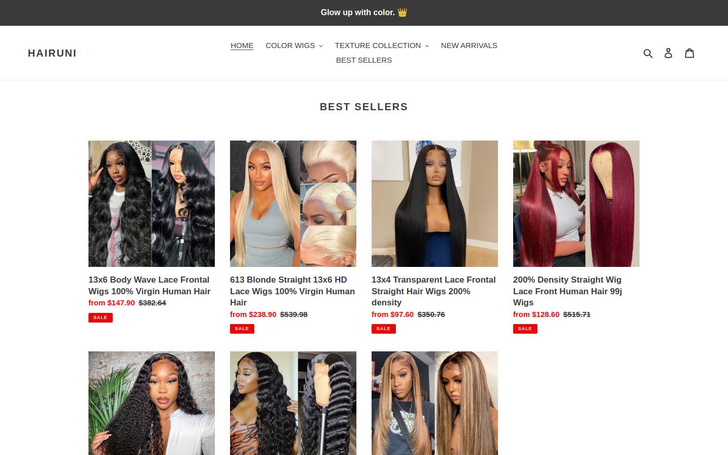 hairuni.com homepage screenshot