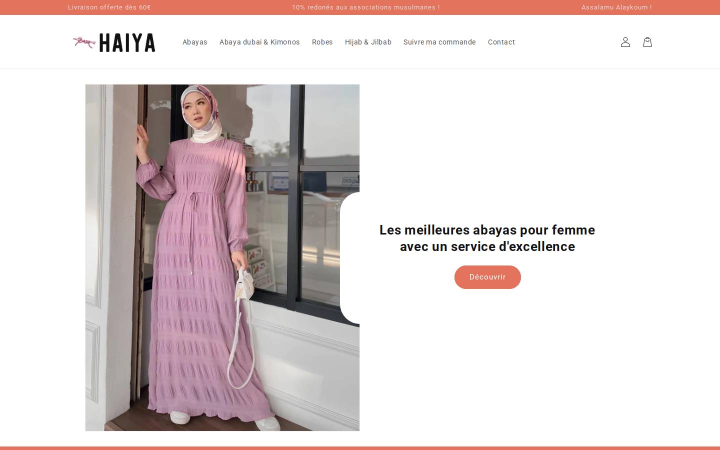 haiya.eu homepage screenshot
