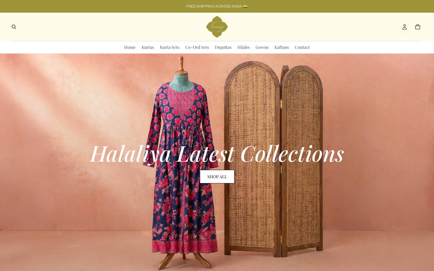 halaliya.com homepage screenshot