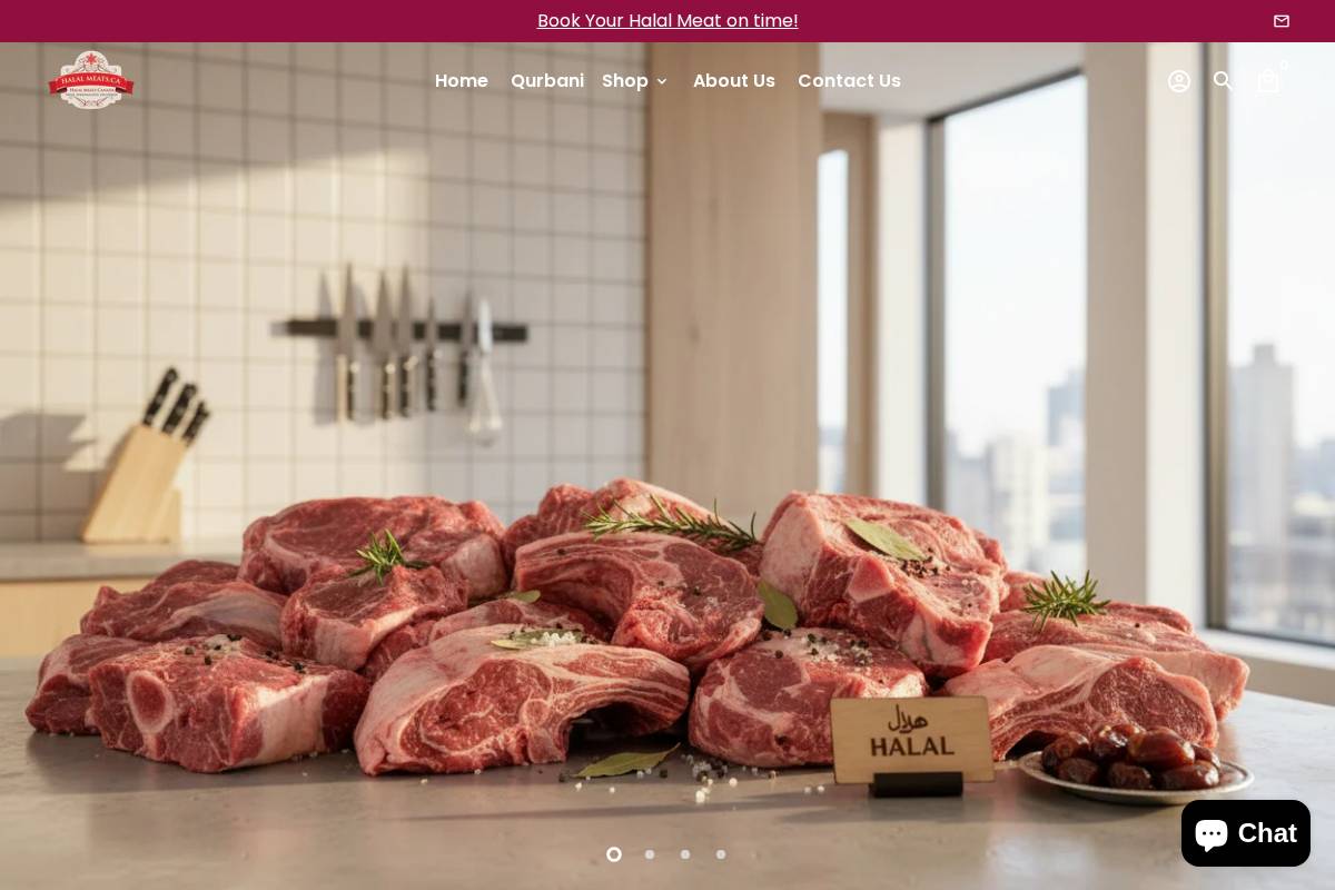 halalmeats.ca homepage screenshot