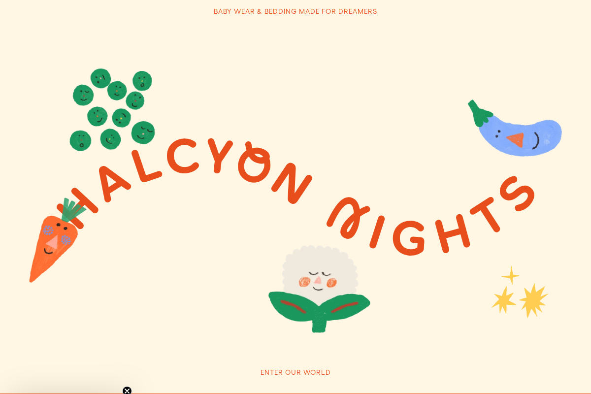 Halcyon Nights homepage screenshot
